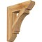 Ekena Millwork Imperial Slat Rough Sawn Bracket, Western Red Cedar, 6"W x 26"D x 30"H BKT06X26X30IMP06RWR - alternate 1